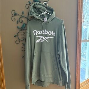 Reebok Men's Olive Hoodie Sweatshirt